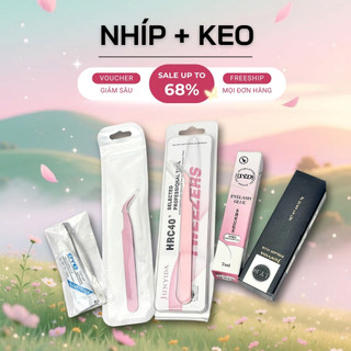 Bộ Keo Nhíp Gắn Mi Giả Chuyên Dụng Chống Dính Sử Dụng Trong Trang Điểm Hằng Ngày