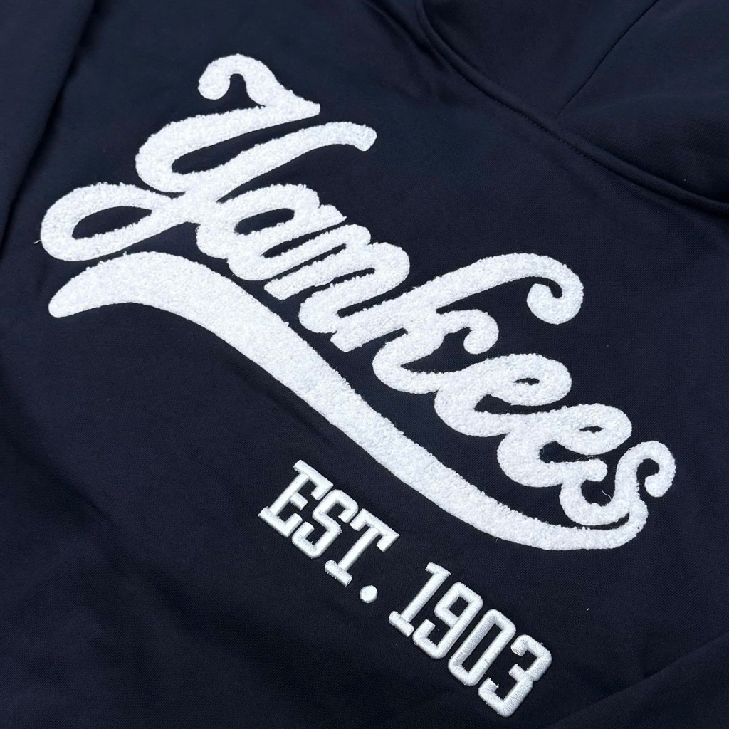 Áo Hoodie Zip New Era New York Yankees Navy Đường Phố – 16116372