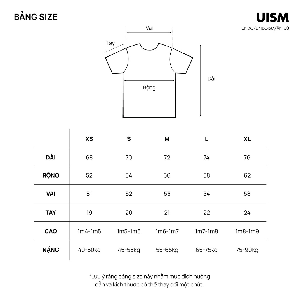 Áo Thun Nam/Nữ Oversized Undo Sweet (12 màu) Cotton - Local Brand Chính Hãng | BigBuy360 - bigbuy360.vn