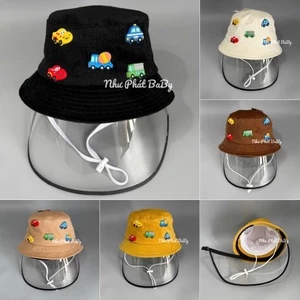 NÓN BUCKET CÓ KÍNH CHỐNG BUI THÊU CHIẾC XE CHO TRẺ EM