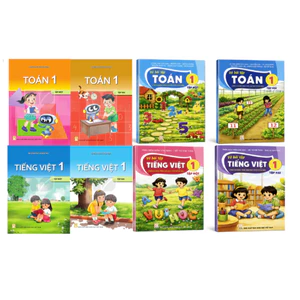 Sách - Vở bài tập Toán Tiếng việt Tập viết Lớp 1 ( Bộ SGK thống nhất dùng chung mới nhất )