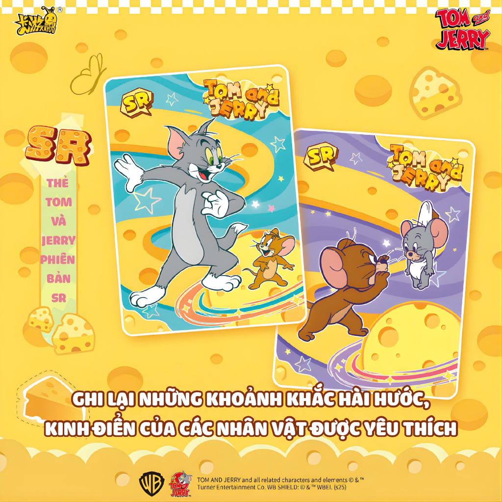 KAYOU | Bộ Sưu Tập Thẻ Tom & Jerry Chính Hãng