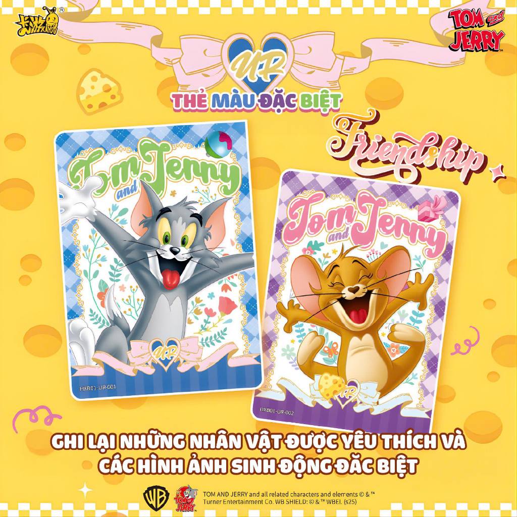 KAYOU | Bộ Sưu Tập Thẻ Tom & Jerry Chính Hãng