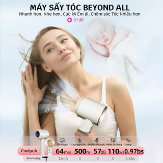Bảo hành 24 tháng - Máy sấy tóc Plasma 2 chiều nóng lạnh - ion chống xơ rối, sấy nhanh trong 3 phút -Tặng đầu sấy