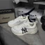Giày thể thao sneaker MLB Athflow v2 New York Yankees Trắng Đen - 3ARNATF4N-50IVS