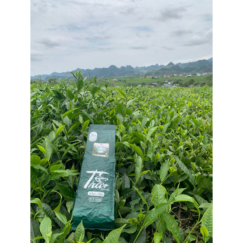 [2Kg]Combo 4 gói trà shan tuyết đóng gói 500g - 100% lá trà không chất bảo quản,tốt cho sức khoẻ, hương thơm tự nhiên