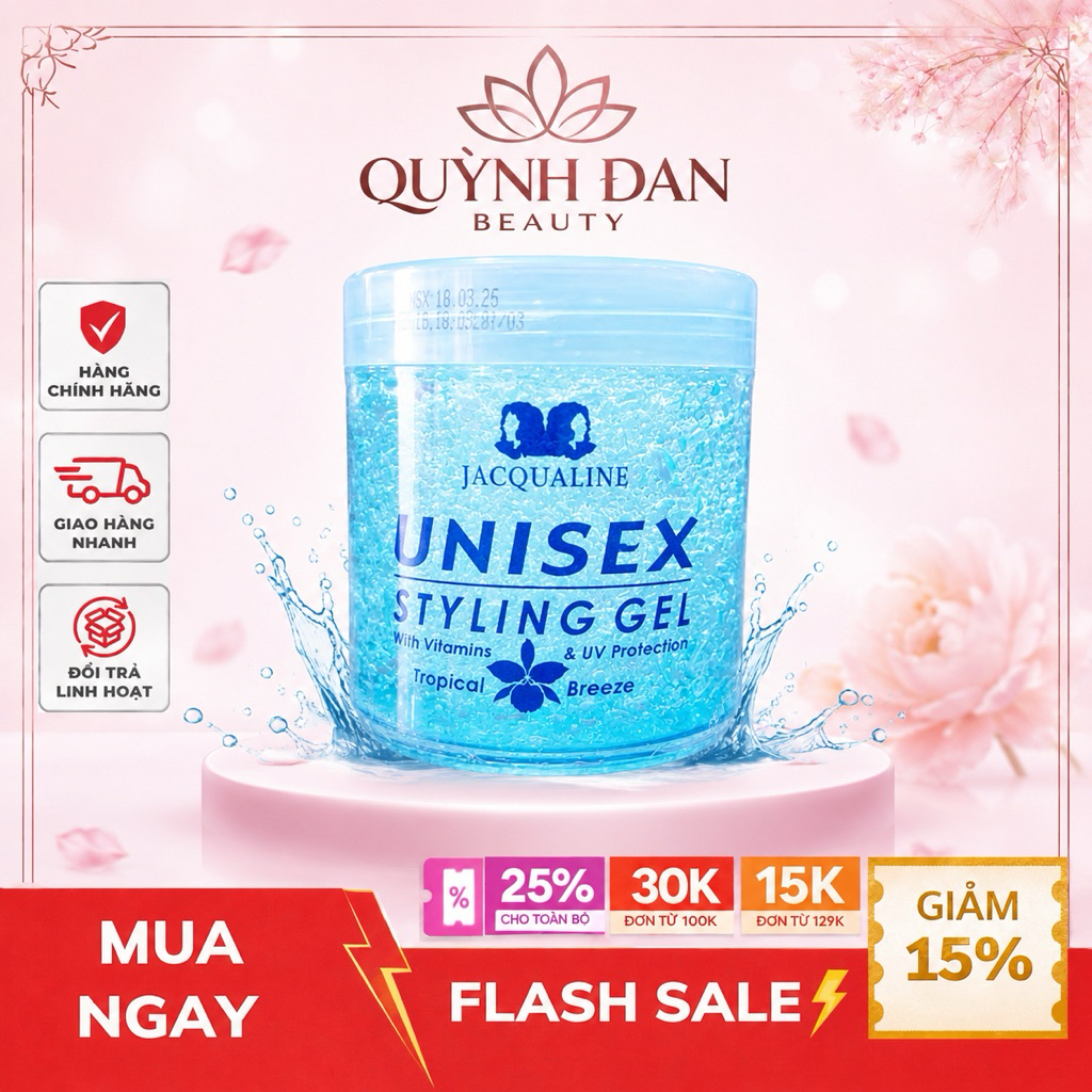 Gel Vuốt Tóc UNISEX HAIR STYLING GEL 80g , 150g , 340g.