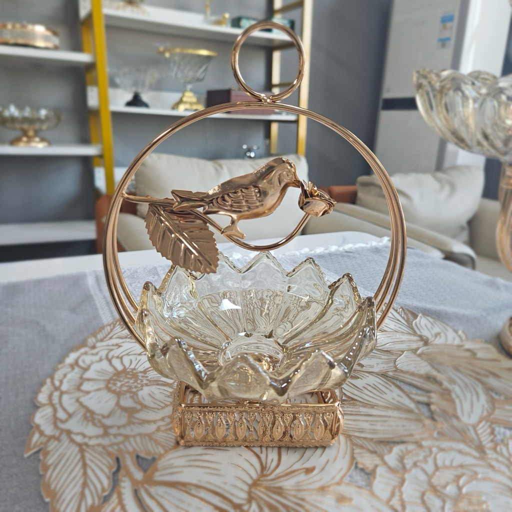 Khay đĩa thuỷ tinh dày dặn