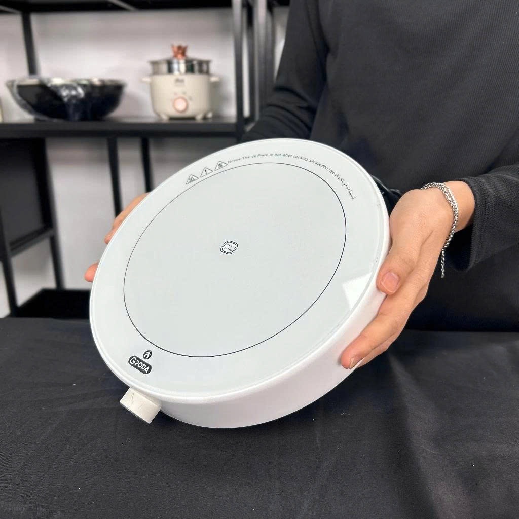 GIAO MÀU NGẪU NHIÊN - Bếp từ tròn mặt kính cường lực Gropa 2200W - Hàng chính hãng bảo hành 12 tháng