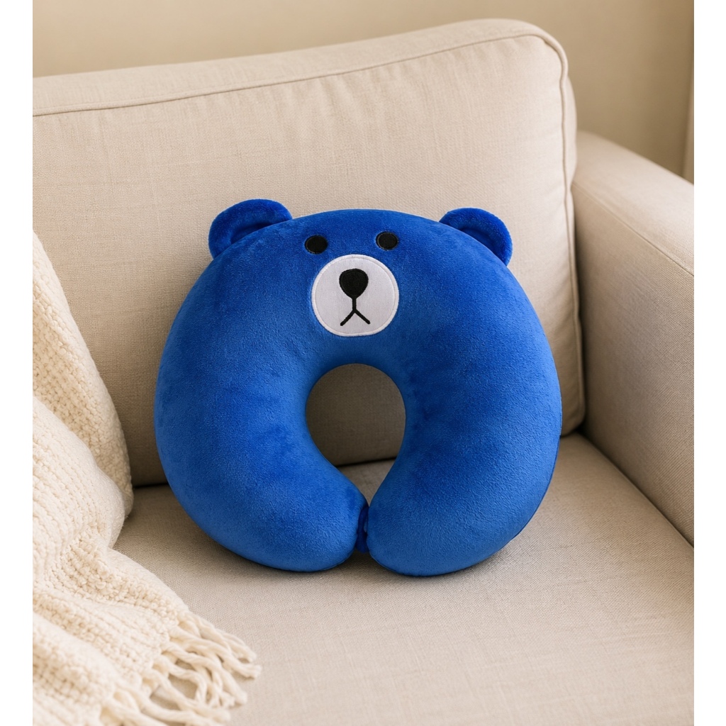 Gối Chữ U, Gối kê cổ cho dân văn phòng siêu êm - Size vừa 35*35cm