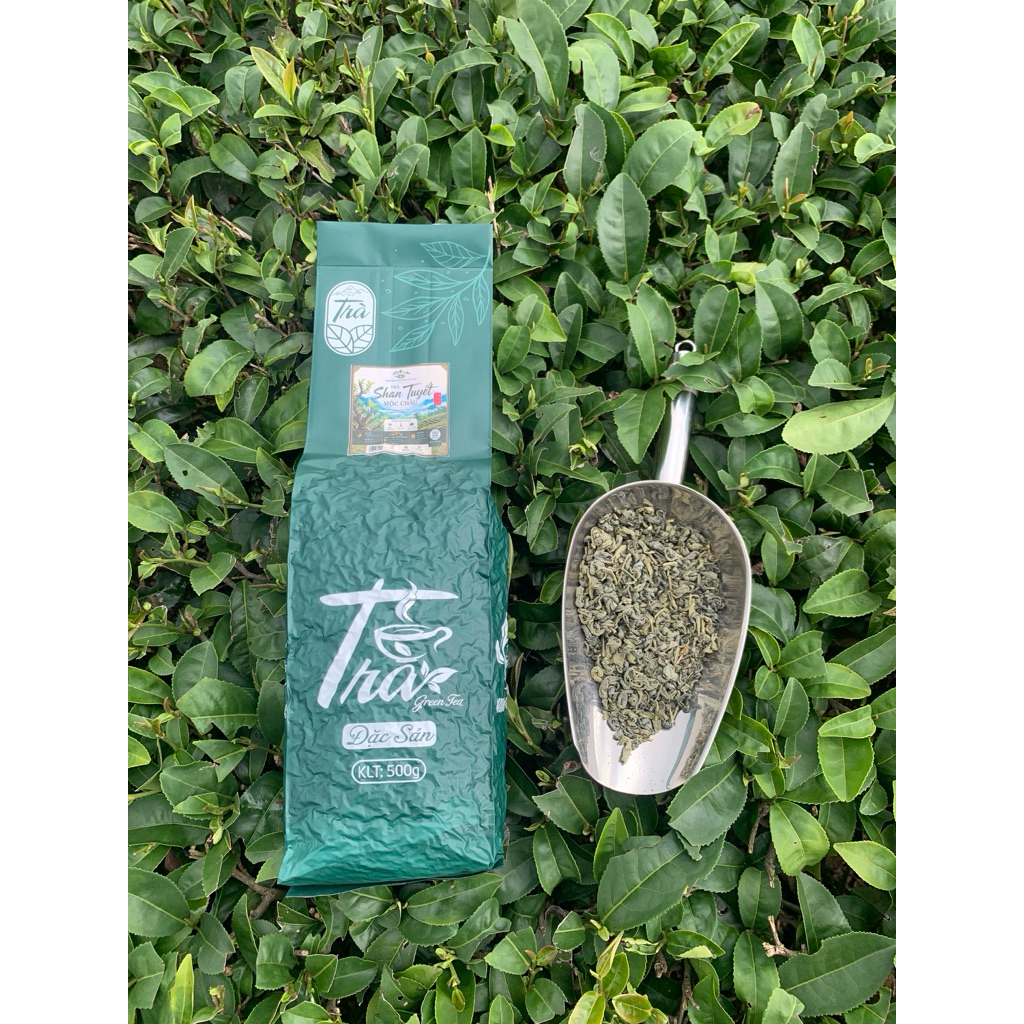 [500gr]Trà Shan Tuyết Gia Bảo Gói 500g - Tinh vẫn còn Hoa Từ Cao Nguyên - 100% Tự Nhiên - Hậu Ngọt - Tốt Cho Sức Khoẻ
