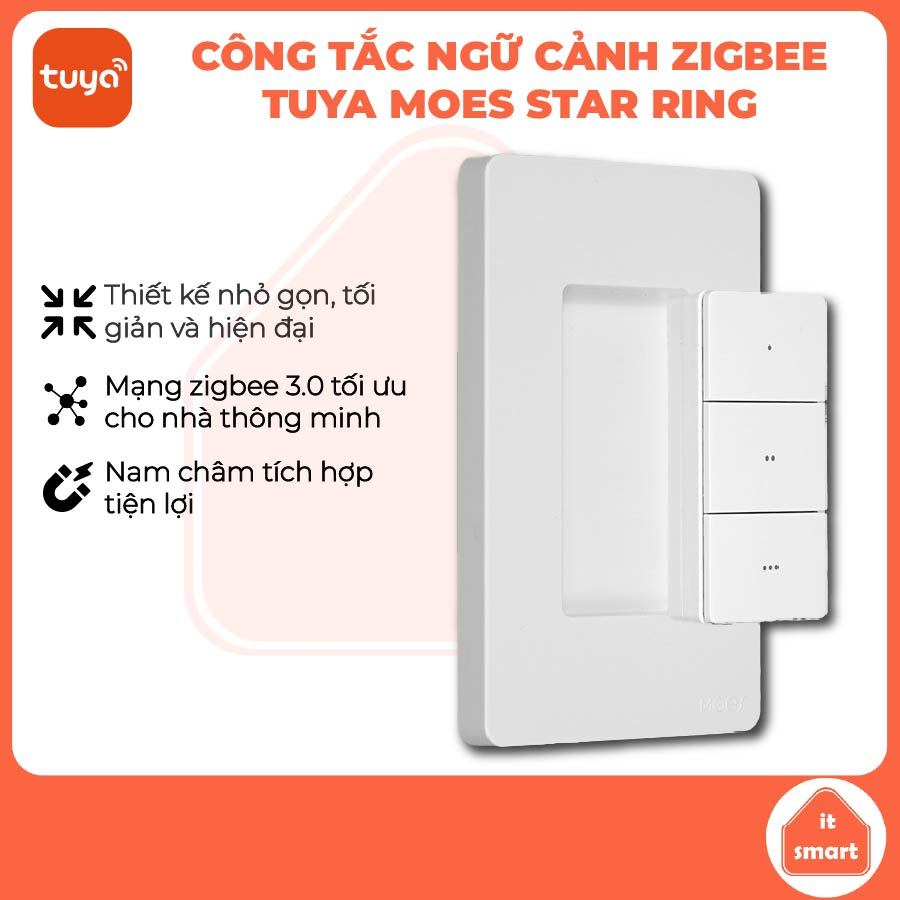 Công tắc ngữ cảnh MOES Star Ring Zigbee