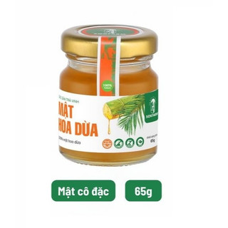 Mật Hoa Dừa Hữu Cơ Sokfarm ,100% mật hoa dừa hữu cơ Hũ 65g
