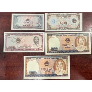 Bộ 5 tờ Việt Nam năm 1980 1981 - Chất lượng Đẹp