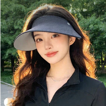 Mũ chống nắng rộng vành MARY nón đi biển nửa đầu vành rộng lưỡi trai thời trang