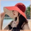 Mũ Rộng Vành Chống Nắng Nữ 2 Mặt – Nón Đi Biển Cao Cấp, Che Nắng UV, Có Dây Cố Định