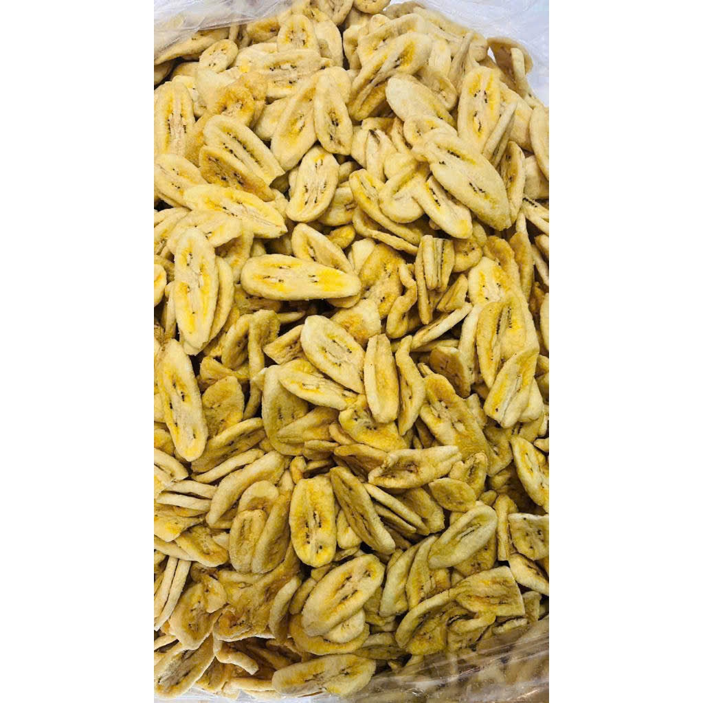 Chuối sấy giòn 500gr ,hàng xuất khẩu,nguyên miếng,không chát (Đặc sản Đà Lạt)