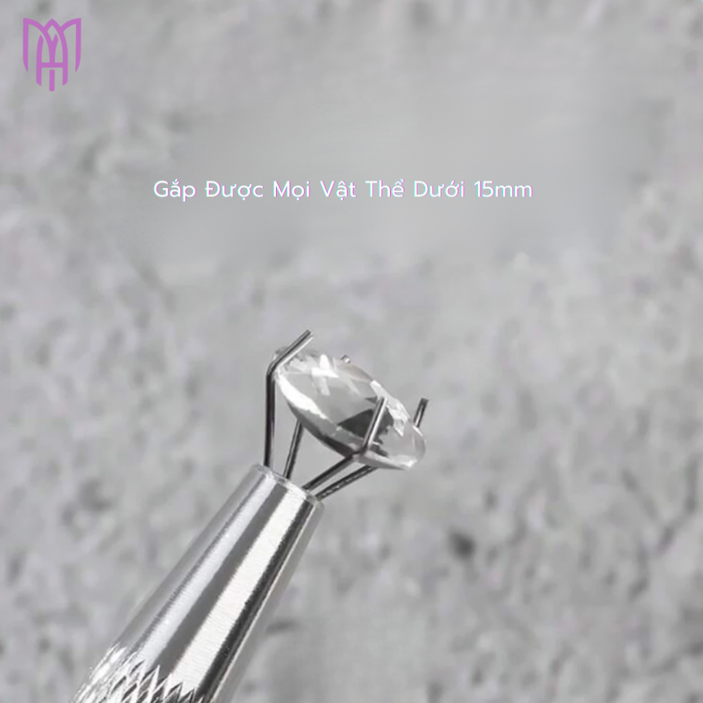 Cây Gắp Mút Ombre Nail Cao Cấp - Dụng Cụ Gắp Kim Cương, Đá Đính Móng Chuyên Dụng (Bút Gắp 4 Chấu)