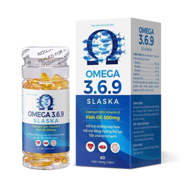 Viên uống Omega 3.6.9 – Hỗ trợ bổ mắt, sáng mắt , tăng cường thị lực , giảm mỏi , khô mắt Lọ 60 Viên