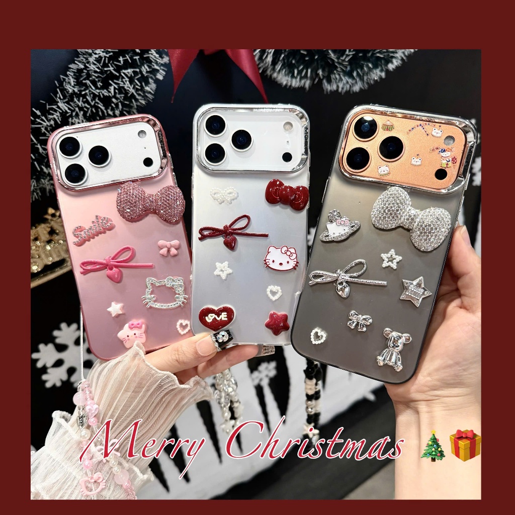 Case IPhone Diamond Ribbon Luxe Nơ Đính Đá Sang Trọng Dành Cho Các Nàng Thơ Đính Đá - Nắng Case