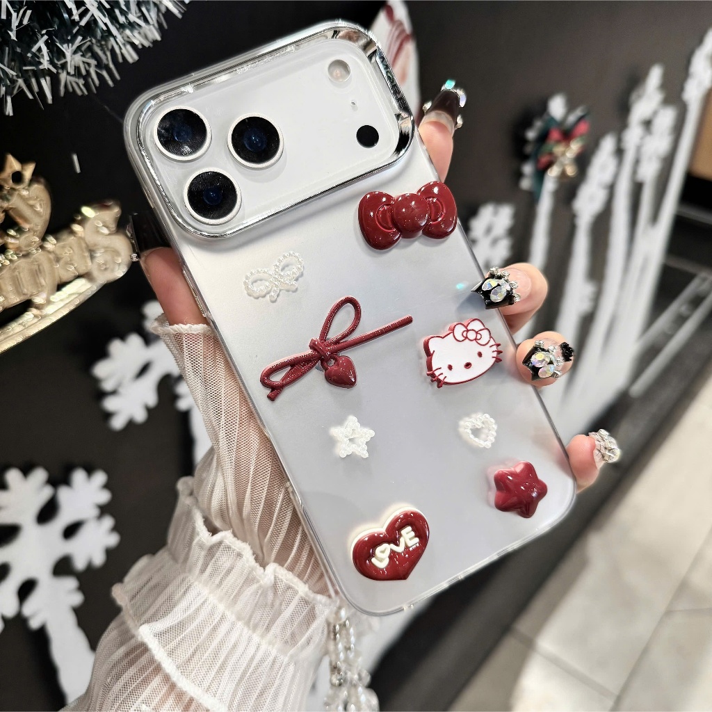 Case IPhone Diamond Ribbon Luxe Nơ Đính Đá Sang Trọng Dành Cho Các Nàng Thơ Đính Đá - Nắng Case