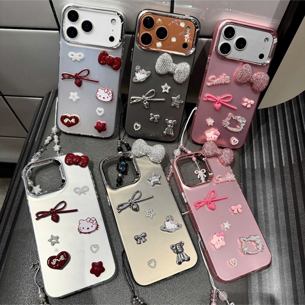 Case IPhone Diamond Ribbon Luxe Nơ Đính Đá Sang Trọng Dành Cho Các Nàng Thơ Đính Đá - Nắng Case