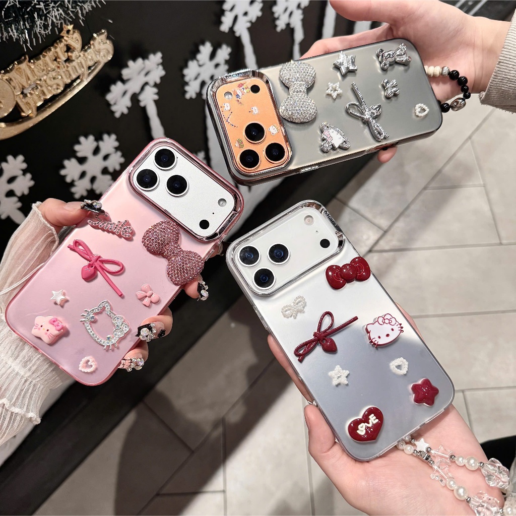 Case IPhone Diamond Ribbon Luxe Nơ Đính Đá Sang Trọng Dành Cho Các Nàng Thơ Đính Đá - Nắng Case