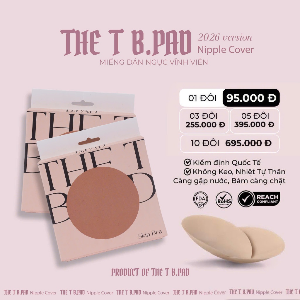 Combo 5 tròn : Miếng dán ng tiêu chuẩn Quốc Tế - The T B.Pad ( Hình Tròn thiết kế tỉ lệ hoàn hảo 7.5cm)
