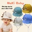TH2 (SIZE 1-3 TUỔI) Nón mũ tai bèo cho bé trai bé gái, kèm kính chắn gió cản bụi cho trẻ em