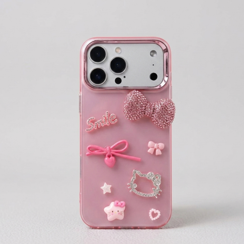 Case IPhone Diamond Ribbon Luxe Nơ Đính Đá Sang Trọng Dành Cho Các Nàng Thơ Đính Đá - Nắng Case