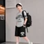 Bộ Đồ Bé Trai Cộc Tay Cotton 100% Quần Cotton Form Rộng Style Hàn Mặc Mát Size 18-55kg B2