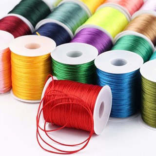 10m Dây lụa bóng tết nút Trung Hoa, dây lụa tết vòng tay... QNshop Handmade