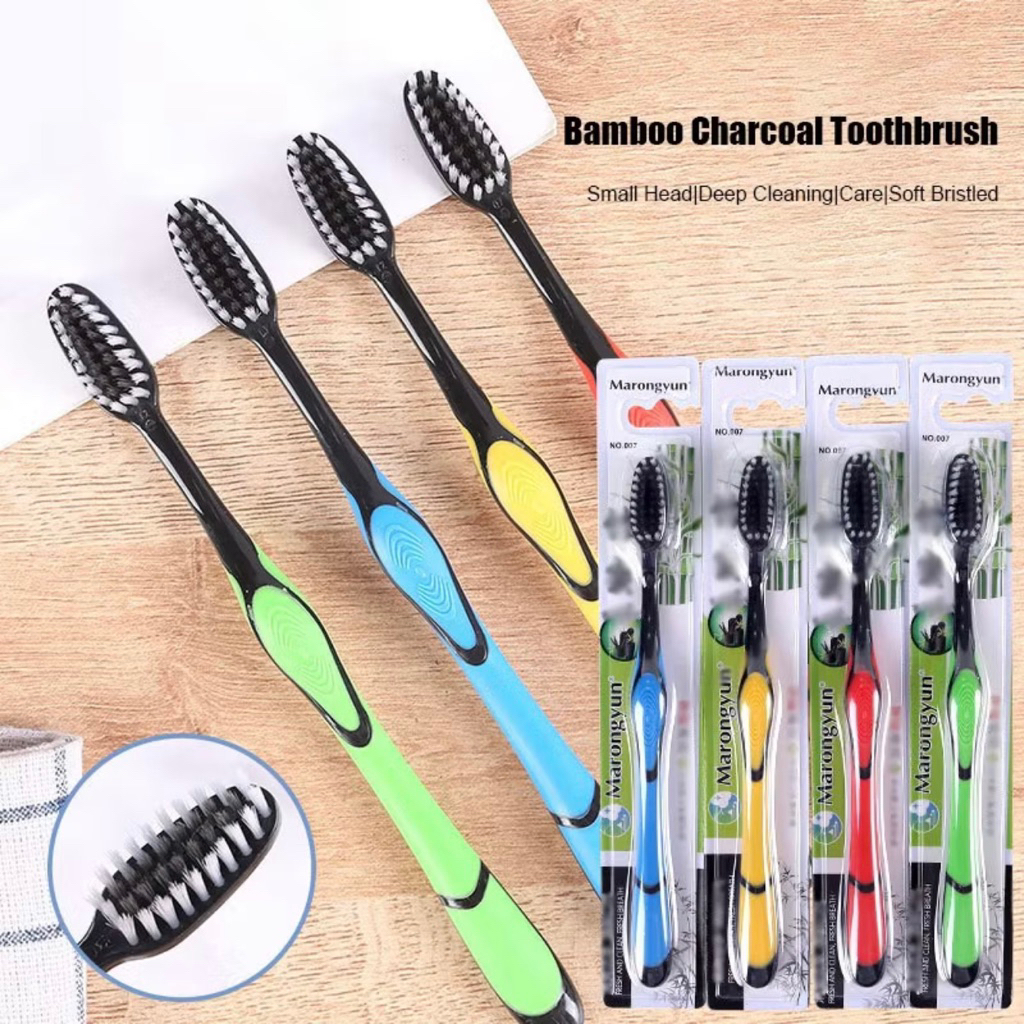 COMBO 10 Bàn Chải Đánh Răng Than Tre Bàn Chải Đánh Răng  Thiết Kế Chắc Chắn Độ Bền Cao Lông Mềm Dễ Dàng Làm Sạch Răn