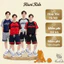 Bộ Đồ Bé Trai Cotton Form Rộng Quần Da Cá Style Hàn Quốc Mặc Mát Size Đại 25-75kg CT02