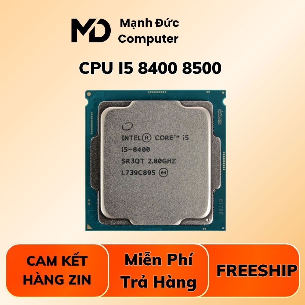 CPU intel Core i5 8600k | i5 8600 | i5 8500 | i5 8400 | i3 8100 Hàng tháo máy đẹp ko lỗi sk 1151V2 | BigBuy360 - bigbuy360.vn