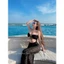 THẢ DÁNG QUYẾN RŨ CÙNG SET BIKINI REN MÓC CẮT XẺ ĐỘC ĐÁO