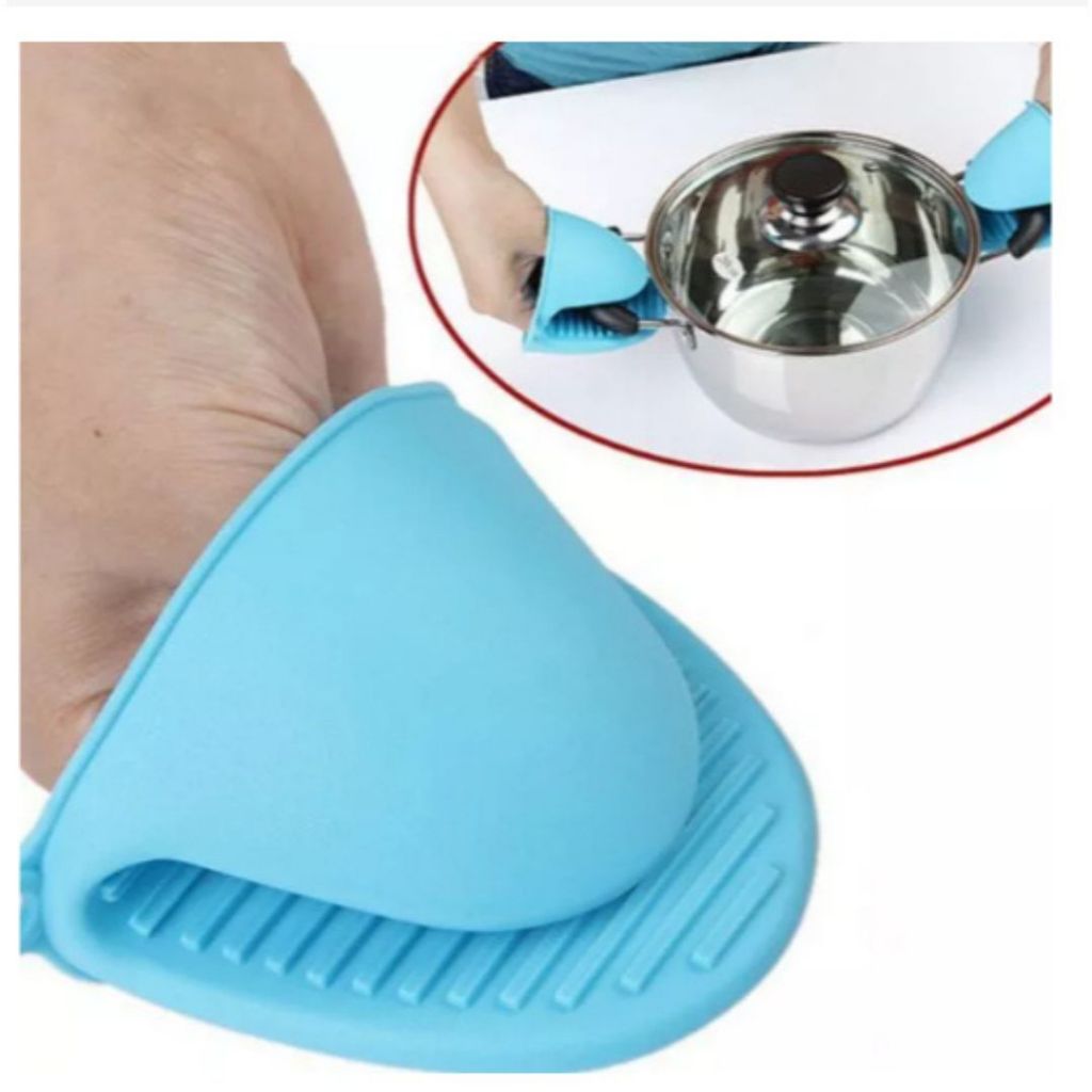 SET 2 Miếng Nhấc Nồi Silicon Chịu Nhiệt ALO HOME Kẹp Bắc Nồi Lấy Đồ Nóng Tiện Dụng
