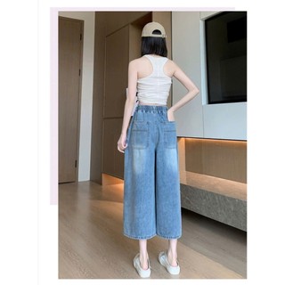 Quần jean 90cm ống rộng vải jean mềm lên form siêu xinh M24
