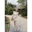 ĐẦM THÔ IN HOA TAY PHỒNG VIỀN REN ĐÍNH NƠ XOÈ BYJOLIE