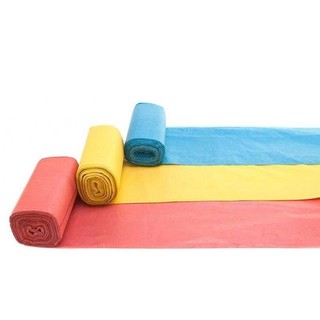 Túi Đựng Rác 3 Màu/ Đen (Bọc 3 Cuộn 1kg) và Sọt Rác Nhưa Mini loại tốt dai dẻo   bọc rác 55 x 65cm