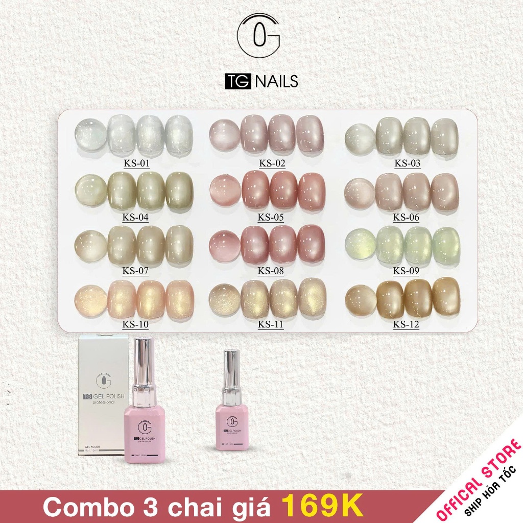 Sơn mắt mèo kim sa TG chọn lẻ ánh ngọc trai lấp lánh