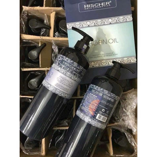 cặp gội xã phục hồi tóc 1000ml chính hãng Argan oil Hischer - HÀNG CHÍNH HÃNG