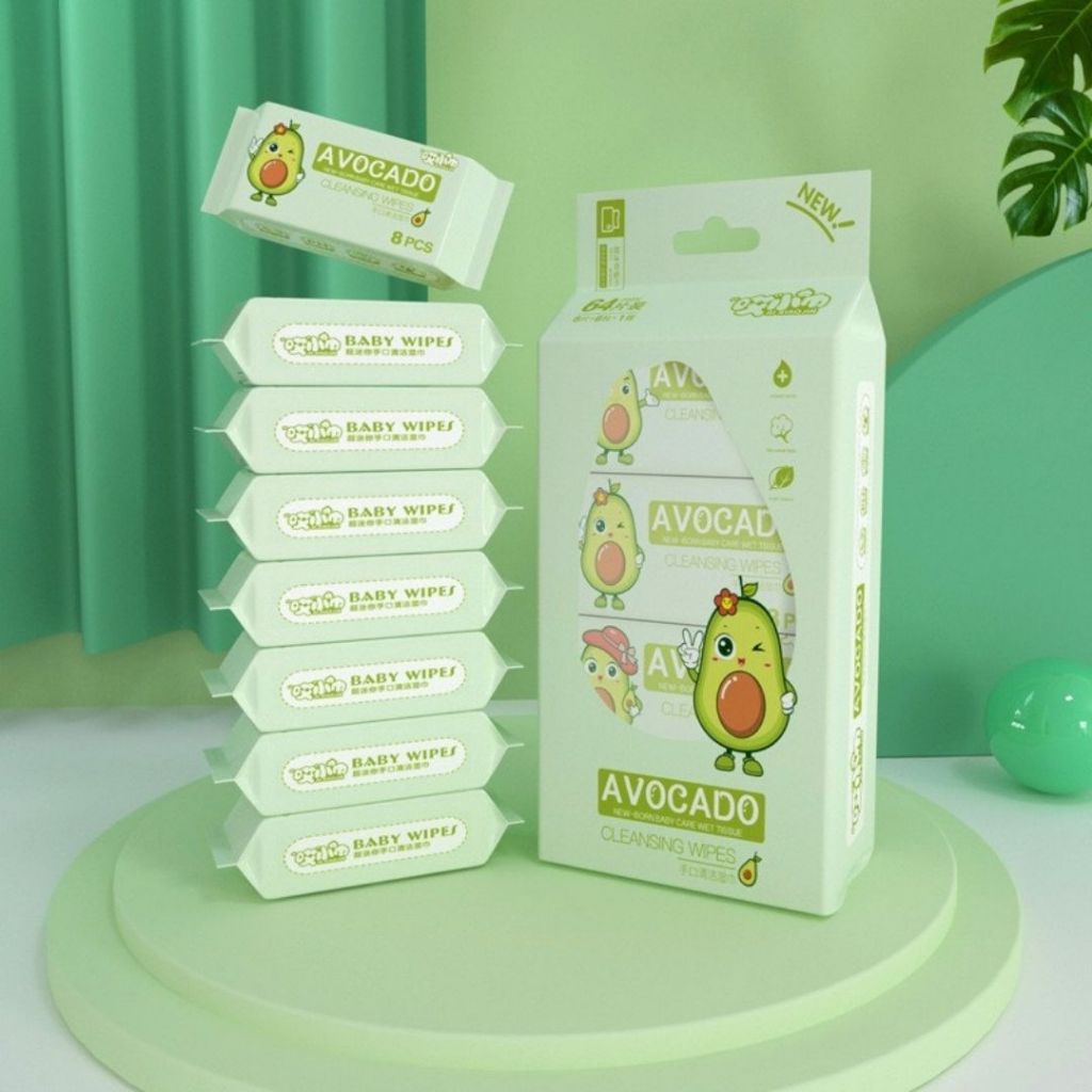 Bịch 8 Gói Khăn Ướt Mini ALO HOME Khăn Giấy Ướt Bỏ Túi Tiện Lợi Đi Chơi Du Lịch Học Sinh Văn Phòng