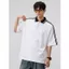 Áo Polo Kẻ Sọc Viền Vai Khóa Kéo 𝐂𝐎𝐎𝐋𝐂𝐑𝐄𝐖 Ngắn Tay Form Rộng Unisex Phong Cách Thời Trang Hàn Quốc APN116