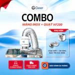 Combo máng hút khói inox 304 GEER HF150 75W chính hãng – Quạt thông gió hút mùi mạnh, chạy êm, tiết kiệm điện — ảnh 1