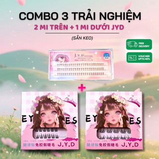 Mi giả tự dính 3 hộp JYD sẵn keo hộp nhỏ tiện mang theo dùng hằng ngày có thể tái sử dụng