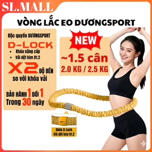 Vòng Lắc Eo Lò Xo Bọc Vải Mềm 1.5–2.5kg – Dụng Cụ Tập Gym Yoga Tại Nhà Giảm Mỡ Bụng