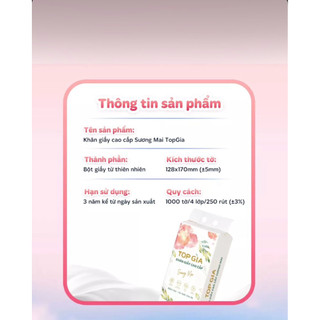 [ SALE 7-7] Giấy rút đáy Top Gia Sương Mai mềm dai không bụi giấy