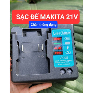 sạc pin 21V sạc bàn chân pin makita phổ thông, đế sạc 21v, sạc khoan pin,khoan vít,sạc pin 10,15 20,30 cell