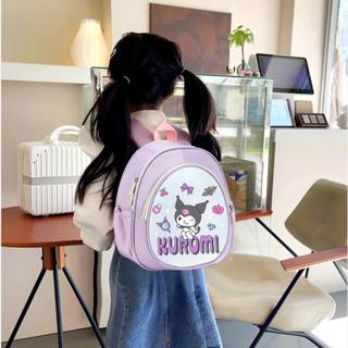 Balo và Mũ bucket cho bé gái bé trai từ 2-5 tuổi đi học mầm non mẫu giáo, in hình Kuromu Hello kitty dễ thương